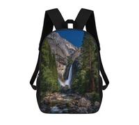 sinyumoney Mochila De 17 Pulgadas Rainbow Waterfall Adventure, Mochila Escolar Impresa En 3D, Bolsa Para El Almuerzo Escolar, Mochila De Viaje, Mochila Para Amigos Para Niñas Y Niños.