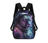 sinyumoney Mochila De 17 Pulgadas Space Leopard Astronaut Suit, Mochila Escolar Impresa En 3D, Bolsa Para El Almuerzo Escolar, Mochila De Viaje, Mochila Para Amigos Para Niñas Y Niños.