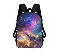 sinyumoney Mochila De 17 Pulgadas Space Rocket Launch -1, Mochila Escolar Impresa En 3D, Bolsa Para El Almuerzo Escolar, Mochila De Viaje, Mochila Para Amigos Para Niñas Y Niños.