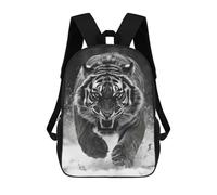 sinyumoney Mochila De 17 Pulgadas Tiger Running Wild-1, Mochila Escolar Impresa En 3D, Bolsa Para El Almuerzo Escolar, Mochila De Viaje, Mochila Para Amigos Para Niñas Y Niños.