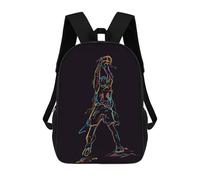 sinyumoney Mochila De Moda Impresa En 3D Para Niños Abstract Basketball Player Mochila Escolar Para Niños Y Niñas, Mochilas Escolares Para Primaria, Mochilas Para Adolescentes 17inch