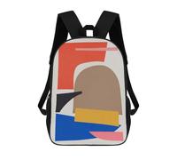 sinyumoney Mochila De Moda Impresa En 3D Para Niños Abstract Collage 6 Mochila Escolar Para Niños Y Niñas, Mochilas Escolares Para Primaria, Mochilas Para Adolescentes 17inch