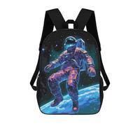 sinyumoney Mochila De Moda Impresa En 3D Para Niños Astronaut in Universe Mochila Escolar Para Niños Y Niñas, Mochilas Escolares Para Primaria, Mochilas Para Adolescentes 17inch