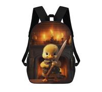 sinyumoney Mochila De Moda Impresa En 3D Para Niños Duckling Blade Mochila Escolar Para Niños Y Niñas, Mochilas Escolares Para Primaria, Mochilas Para Adolescentes 17inch