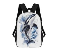 sinyumoney Mochila De Moda Impresa En 3D Para Niños Orca - Killer Whale Mochila Escolar Para Niños Y Niñas, Mochilas Escolares Para Primaria, Mochilas Para Adolescentes 17inch