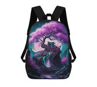 sinyumoney Mochila De Moda Impresa En 3D Para Niños Pink Magical Tree Mochila Escolar Para Niños Y Niñas, Mochilas Escolares Para Primaria, Mochilas Para Adolescentes 17inch