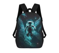 sinyumoney Mochila Escolar Astronauts Swimming Pool Impresa En 3D Para Libros, Mochilas De Moda, Mochilas De Gran Capacidad, Mochilas De Viaje Para Niños
