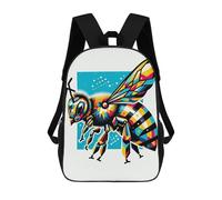 sinyumoney Mochila Escolar Bee Wpap Pop Art Impresa En 3D Para Libros, Mochilas De Moda, Mochilas De Gran Capacidad, Mochilas De Viaje Para Niños