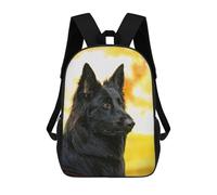 sinyumoney Mochila Escolar Belgian Shepherd Dog Impresa En 3D Con Bolsillos Grandes Para Niños, Mochilas Infantiles, Bolsas Para Libros, Mochila Escolar Para Niños 17inch