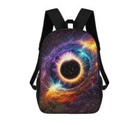 sinyumoney Mochila Escolar Black Hole Nebula Impresa En 3D Con Bolsillos Grandes Para Niños, Mochilas Infantiles, Bolsas Para Libros, Mochila Escolar Para Niños 17inch