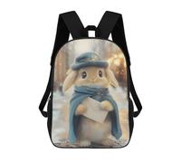 sinyumoney Mochila Escolar Cute Bunny Impresa En 3D Para Libros, Mochilas De Moda, Mochilas De Gran Capacidad, Mochilas De Viaje Para Niños