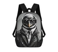 sinyumoney Mochila Escolar Detective Penguin Bnw Impresa En 3D Para Libros, Mochilas De Moda, Mochilas De Gran Capacidad, Mochilas De Viaje Para Niños