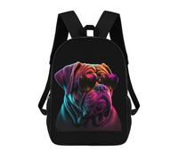 sinyumoney Mochila Escolar Dogue De Bordeaux Impresa En 3D Para Libros, Mochilas De Moda, Mochilas De Gran Capacidad, Mochilas De Viaje Para Niños