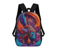 sinyumoney Mochila Escolar Enchanted Celestial Being Impresa En 3D Con Bolsillos Grandes Para Niños, Mochilas Infantiles, Bolsas Para Libros, Mochila Escolar Para Niños 17inch