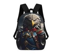 sinyumoney Mochila Escolar Fantasy Eagle Armor Impresa En 3D Con Bolsillos Grandes Para Niños, Mochilas Infantiles, Bolsas Para Libros, Mochila Escolar Para Niños 17inch