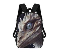 sinyumoney Mochila Escolar Fantasy White Dragon Impresa En 3D Con Bolsillos Grandes Para Niños, Mochilas Infantiles, Bolsas Para Libros, Mochila Escolar Para Niños 17inch