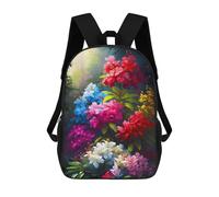 sinyumoney Mochila Escolar Flowers Mom Mother Azalea Impresa En 3D Con Bolsillos Grandes Para Niños, Mochilas Infantiles, Bolsas Para Libros, Mochila Escolar Para Niños 17inch