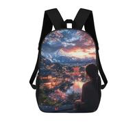 sinyumoney Mochila Escolar Fuji Torii Gate at Sunset Impresa En 3D Para Libros, Mochilas De Moda, Mochilas De Gran Capacidad, Mochilas De Viaje Para Niños