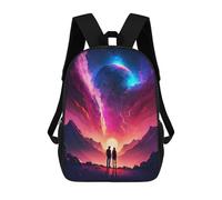 sinyumoney Mochila Escolar Galactic Love Couple Impresa En 3D Para Libros, Mochilas De Moda, Mochilas De Gran Capacidad, Mochilas De Viaje Para Niños