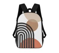 sinyumoney Mochila Escolar Geometric Art D Impresa En 3D Para Libros, Mochilas De Moda, Mochilas De Gran Capacidad, Mochilas De Viaje Para Niños