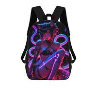 sinyumoney Mochila Escolar Impresa En 3D 17inch Beautiful Anime Cat Girl Mochila Infantil Mochila Escolar Linda Mochila De Moda Casual Para Niños Y Niñas