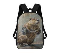 sinyumoney Mochila Escolar Impresa En 3D 17inch Beaver Lighting Weights Mochila Infantil Mochila Escolar Linda Mochila De Moda Casual Para Niños Y Niñas