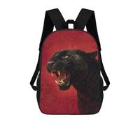 sinyumoney Mochila Escolar Impresa En 3D 17inch Black Panther Wall Art Print Mochila Infantil Mochila Escolar Linda Mochila De Moda Casual Para Niños Y Niñas