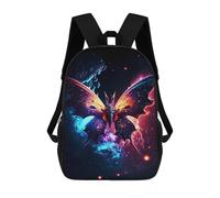 sinyumoney Mochila Escolar Impresa En 3D 17inch Cosmic Butterfly Art Print-8 Mochila Infantil Mochila Escolar Linda Mochila De Moda Casual Para Niños Y Niñas