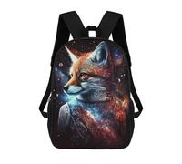 sinyumoney Mochila Escolar Impresa En 3D 17inch Cosmic Fox Astronaut Art Print-10 Mochila Infantil Mochila Escolar Linda Mochila De Moda Casual Para Niños Y Niñas