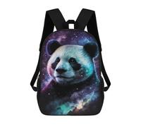 sinyumoney Mochila Escolar Impresa En 3D 17inch Cosmic Panda Art Print-3 Mochila Infantil Mochila Escolar Linda Mochila De Moda Casual Para Niños Y Niñas
