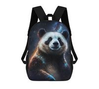 sinyumoney Mochila Escolar Impresa En 3D 17inch Cosmic Panda Portrait-2 Mochila Infantil Mochila Escolar Linda Mochila De Moda Casual Para Niños Y Niñas