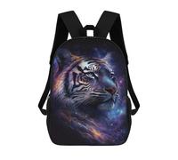 sinyumoney Mochila Escolar Impresa En 3D 17inch Cosmic Tiger Portrait Art Print-1 Mochila Infantil Mochila Escolar Linda Mochila De Moda Casual Para Niños Y Niñas