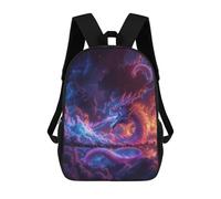 sinyumoney Mochila Escolar Impresa En 3D 17inch Dragon Ruler of The Galaxy Mochila Infantil Mochila Escolar Linda Mochila De Moda Casual Para Niños Y Niñas