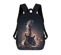 sinyumoney Mochila Escolar Impresa En 3D 17inch Electric Guitar Art Print-1 Mochila Infantil Mochila Escolar Linda Mochila De Moda Casual Para Niños Y Niñas
