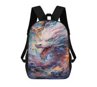 sinyumoney Mochila Escolar Impresa En 3D 17inch Fantasy Dragon Artwork -7 Mochila Infantil Mochila Escolar Linda Mochila De Moda Casual Para Niños Y Niñas