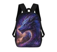 sinyumoney Mochila Escolar Impresa En 3D 17inch Galactic Dragon Art Print -2 Mochila Infantil Mochila Escolar Linda Mochila De Moda Casual Para Niños Y Niñas