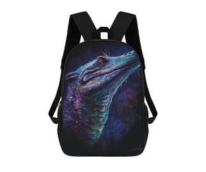 sinyumoney Mochila Escolar Impresa En 3D 17inch Galactic Lizard Art Print-6 Mochila Infantil Mochila Escolar Linda Mochila De Moda Casual Para Niños Y Niñas