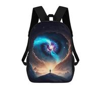 sinyumoney Mochila Escolar Impresa En 3D 17inch Galactic Portal Adventure -2 Mochila Infantil Mochila Escolar Linda Mochila De Moda Casual Para Niños Y Niñas