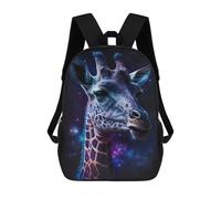 sinyumoney Mochila Escolar Impresa En 3D 17inch Giraffe in Space Art Print-4 Mochila Infantil Mochila Escolar Linda Mochila De Moda Casual Para Niños Y Niñas