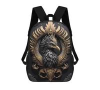 sinyumoney Mochila Escolar Impresa En 3D 17inch Golden Phoenix Resurgence Mochila Infantil Mochila Escolar Linda Mochila De Moda Casual Para Niños Y Niñas