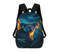 sinyumoney Mochila Escolar Impresa En 3D 17inch Koala in Tree at Sunset Mochila Infantil Mochila Escolar Linda Mochila De Moda Casual Para Niños Y Niñas