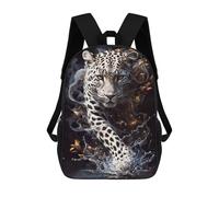 sinyumoney Mochila Escolar Impresa En 3D 17inch Leopard Whispers Mochila Infantil Mochila Escolar Linda Mochila De Moda Casual Para Niños Y Niñas