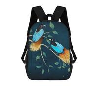 sinyumoney Mochila Escolar Impresa En 3D 17inch Mochila Infantil Bird of Paradise I Bolsas Para Libros Bolsas De Viaje De Alta Capacidad Para Niños/estudiantes/adultos