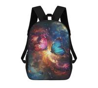 sinyumoney Mochila Escolar Impresa En 3D 17inch Mochila Infantil Butterfly Dreams Colorful Artwork Bolsas Para Libros Bolsas De Viaje De Alta Capacidad Para Niños/estudiantes/adultos