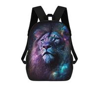 sinyumoney Mochila Escolar Impresa En 3D 17inch Mochila Infantil Cosmic Lion Art Print-16 Bolsas Para Libros Bolsas De Viaje De Alta Capacidad Para Niños/estudiantes/adultos