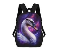sinyumoney Mochila Escolar Impresa En 3D 17inch Mochila Infantil Cosmic Swan Art Print-13 Bolsas Para Libros Bolsas De Viaje De Alta Capacidad Para Niños/estudiantes/adultos