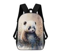 sinyumoney Mochila Escolar Impresa En 3D 17inch Mochila Infantil Cute Baby Panda Painting Bolsas Para Libros Bolsas De Viaje De Alta Capacidad Para Niños/estudiantes/adultos