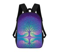 sinyumoney Mochila Escolar Impresa En 3D 17inch Mochila Infantil Enchanted Tree Reflections -1 Bolsas Para Libros Bolsas De Viaje De Alta Capacidad Para Niños/estudiantes/adultos