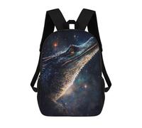 sinyumoney Mochila Escolar Impresa En 3D 17inch Mochila Infantil Galactic Dragon Artwork-5 Bolsas Para Libros Bolsas De Viaje De Alta Capacidad Para Niños/estudiantes/adultos