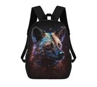 sinyumoney Mochila Escolar Impresa En 3D 17inch Mochila Infantil Galactic Wolf Portrait-29 Bolsas Para Libros Bolsas De Viaje De Alta Capacidad Para Niños/estudiantes/adultos